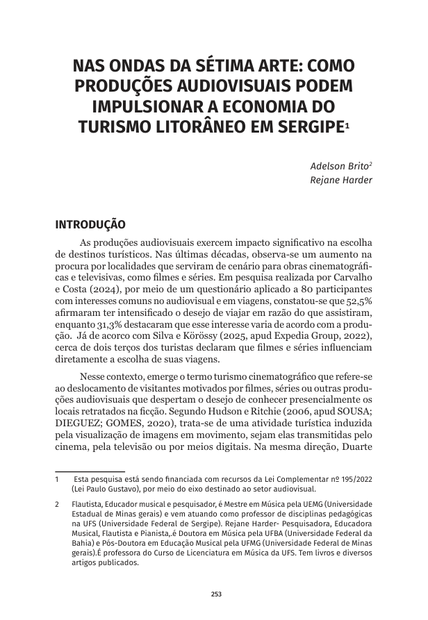 Primeira página original do capítulo Nas ondas da sétima arte, da coletânea FAROL